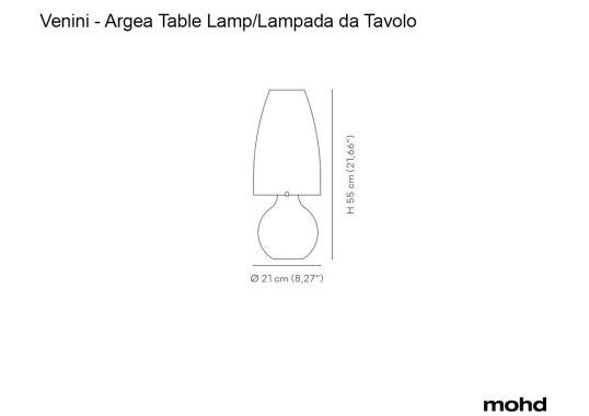 Настольные лампы модель Argea Table Lamp от фабрики Venini