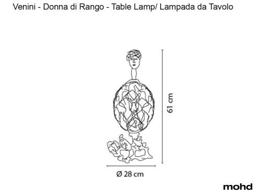 Настольные лампы модель 880323 от фабрики Venini