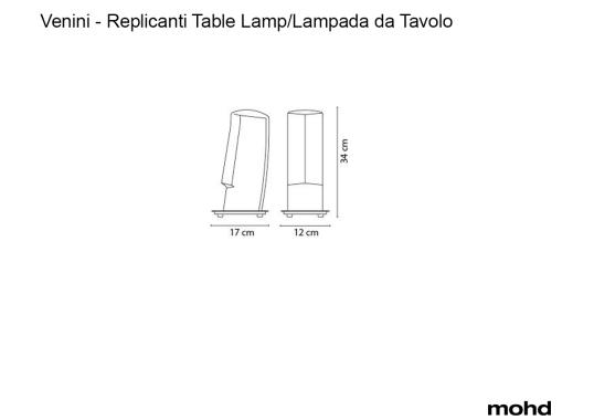 Настольные лампы модель Replicanti 015.27 Table Lamp от фабрики Venini