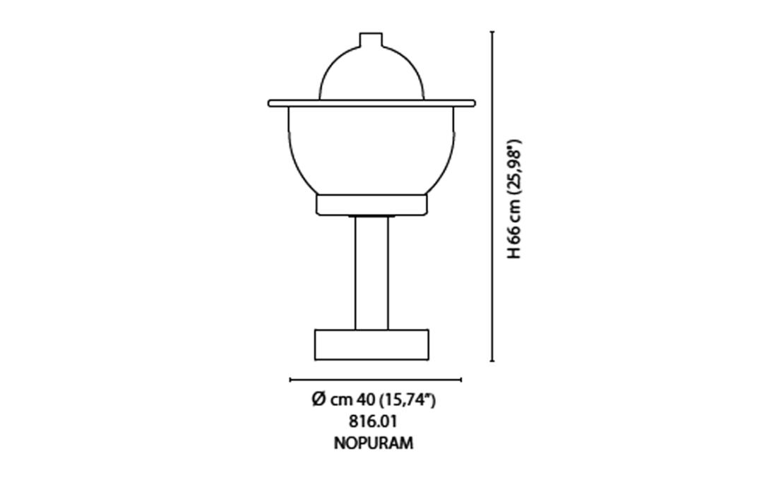 Настольные лампы модель Nopuram Lampada da Tavolo от фабрики Venini