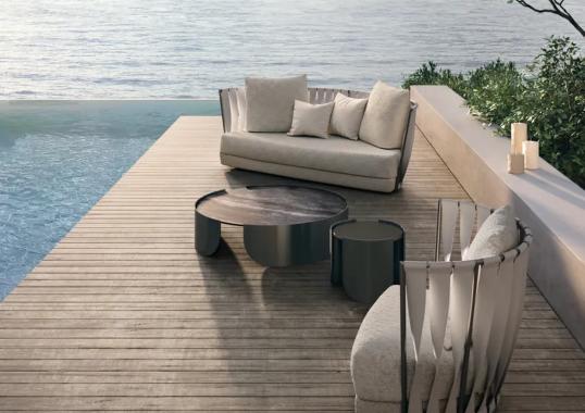 Садовый диван TWIST фабрики Cantori - дизайнер Castello Lagravinese