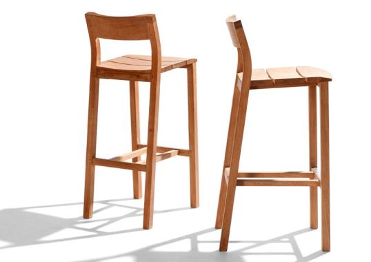 Стулья Kos Sgabello Outdoor In Teak от Tribù image 2