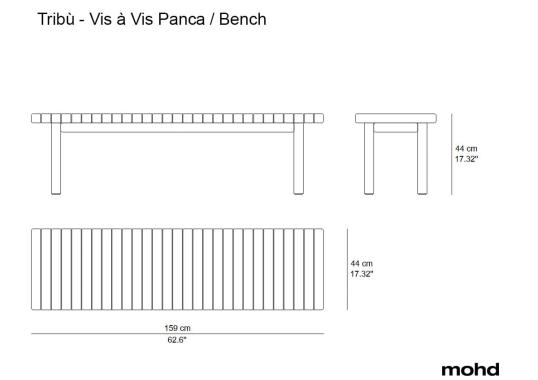 Банкетки Vis à Vis Bench от Tribù image 5