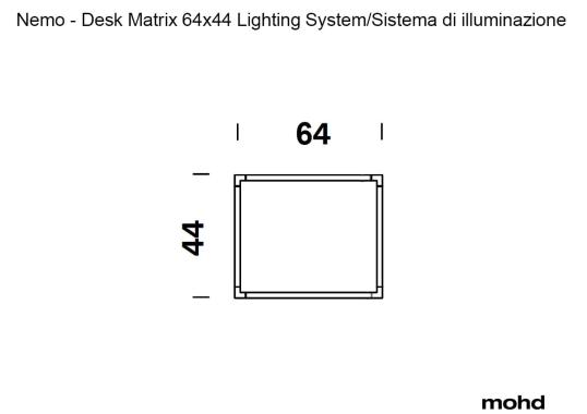 Письменный стол модель Desk Matrix 64 x 44 Vertical от фабрики Nemo
