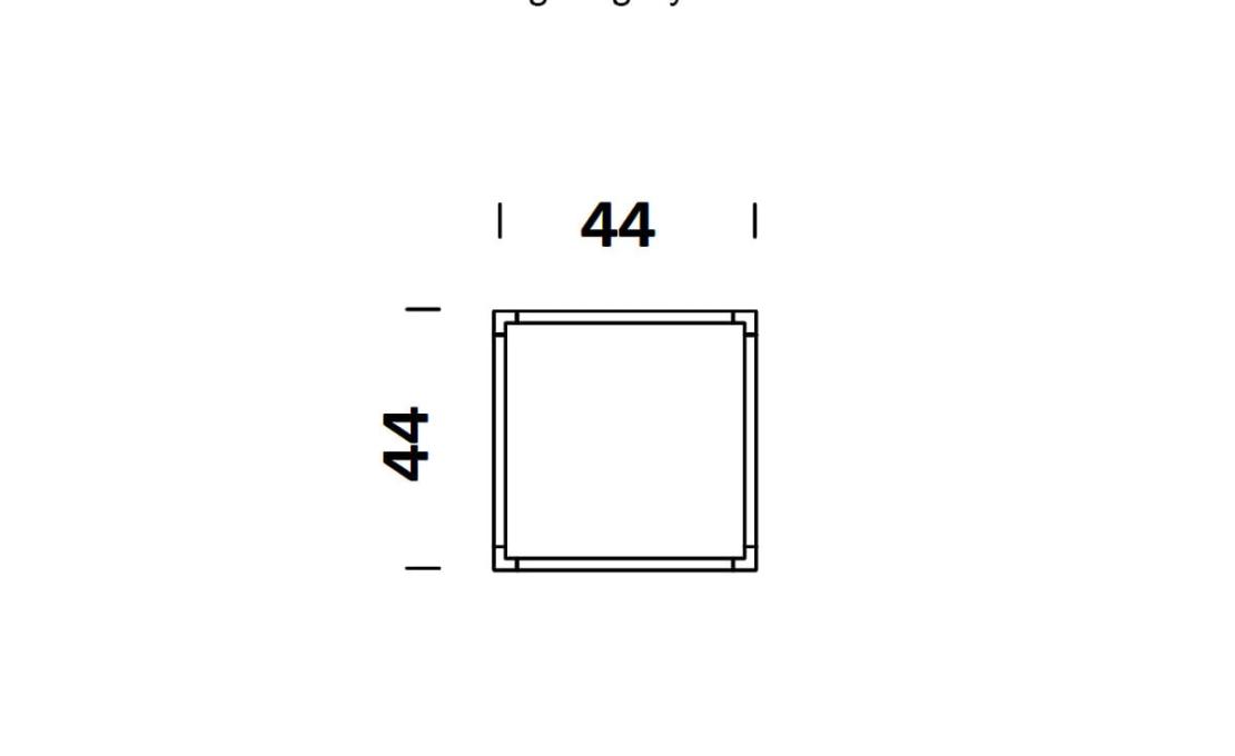 Письменный стол модель Desk Matrix 44x44 Vertical от фабрики Nemo