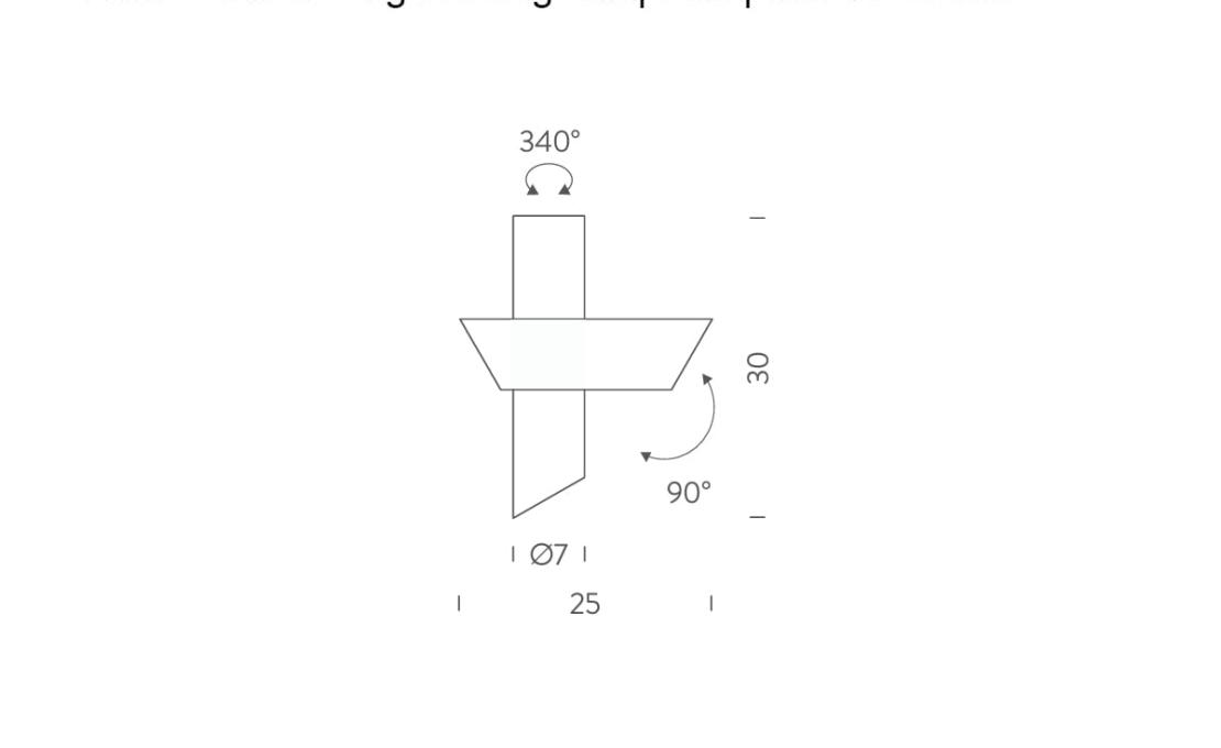 Бра модель 2Tubes Applique da Soffitto от фабрики Nemo