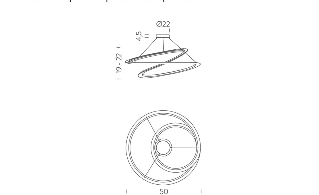 Подвесной светильник модель Kepler Petite Suspension Lamp от фабрики Nemo