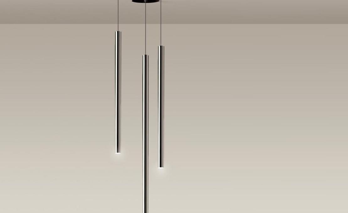 Подвесной светильник модель Canna Nuda Metal Lampada a Sospensione от фабрики Nemo