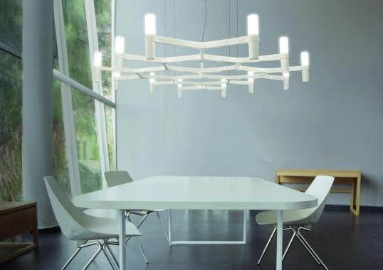 Подвесной светильник модель Crown Plana Mega Lampada a Sospensione от фабрики Nemo