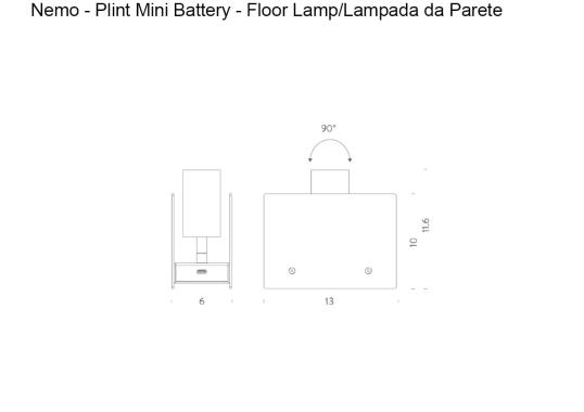 Торшер Plint Mini Battery Floor Lamp от Nemo image 4
