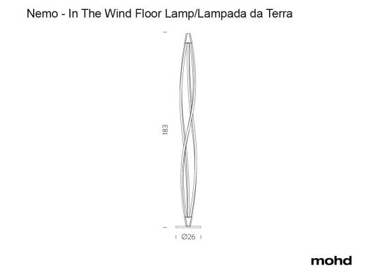 Торшер модель In The Wind Lampada da Terra Nemo от фабрики Nemo