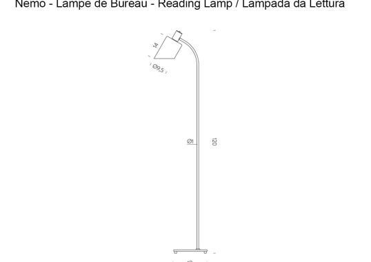 Настольная лампа модель Lampe de Bureau - Reading Lamp от фабрики Nemo