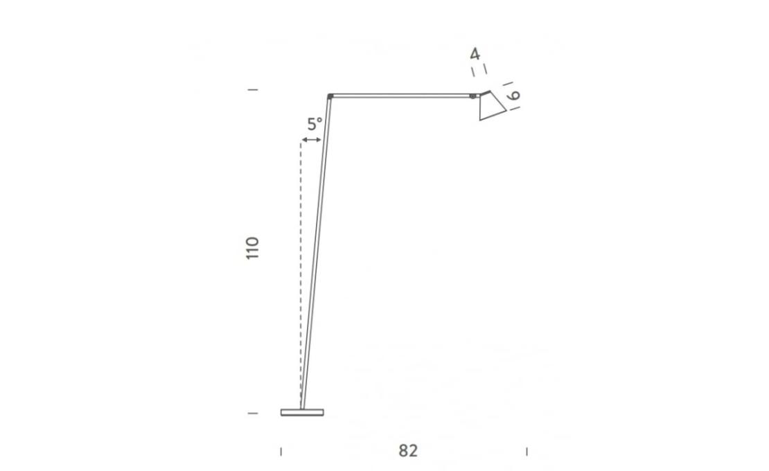 Торшер модель Untitled Reading Cone - Floor Lamp от фабрики Nemo