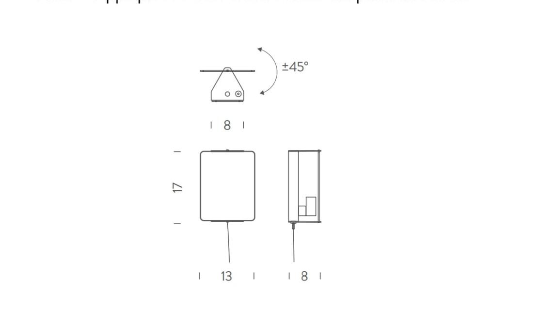 Бра модель Applique A Volet Pivotant Halo от фабрики Nemo