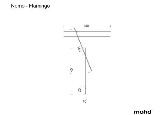 Торшер модель Flamingo Floor Lamp от фабрики Nemo