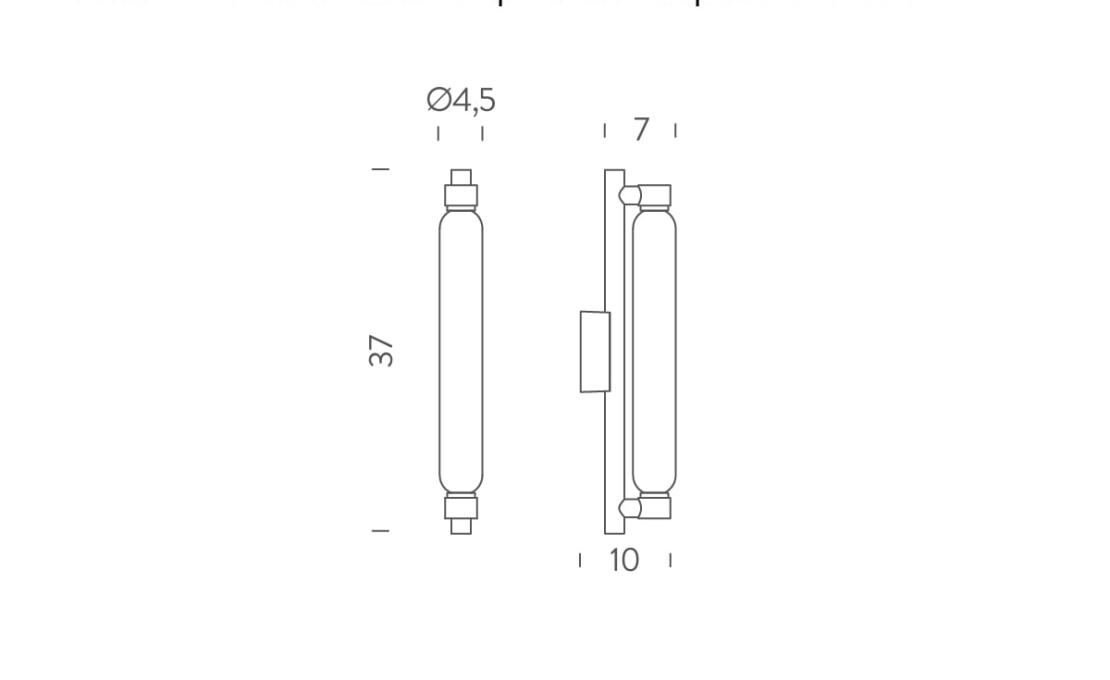 Бра модель La Roche Wall Lamp - IP45 от фабрики Nemo