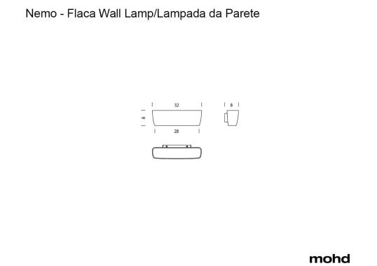 Бра модель Flaca Wall Lamp от фабрики Nemo