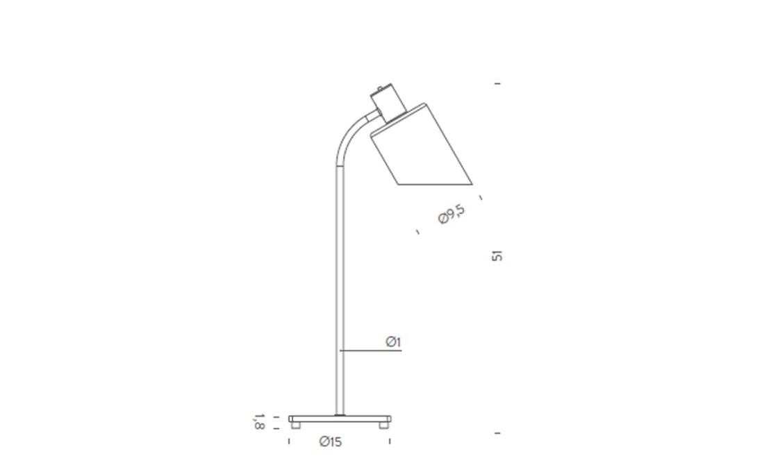 Настольная лампа модель Lampe de Bureau - Table Lamp от фабрики Nemo