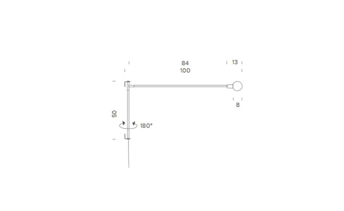 Бра модель Potence Pivotante Mini Wall Lamp от фабрики Nemo