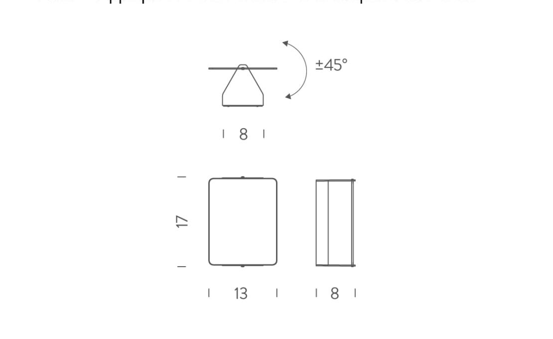 Бра модель Applique A Volet Pivotant Led от фабрики Nemo