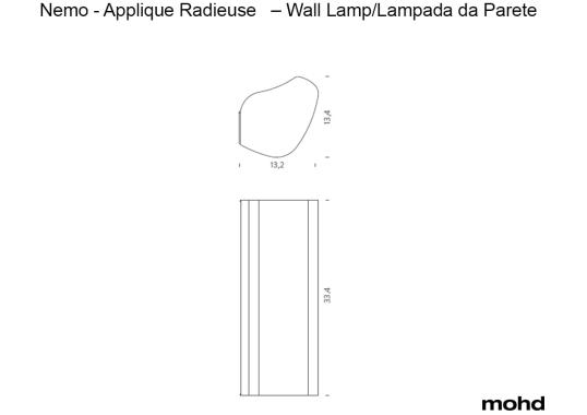Бра модель Applique Radieuse - Wall Lamp от фабрики Nemo