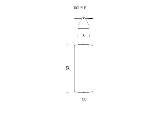 Бра модель Applique A Volet Pivotant Double LED от фабрики Nemo