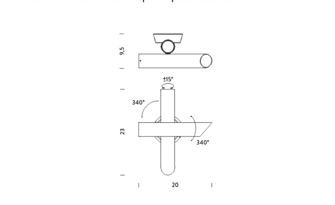 Бра модель Tubes 2 Wall Lamp от фабрики Nemo