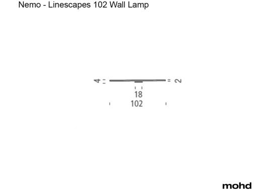Бра модель Linescapes Lampada da Parete от фабрики Nemo