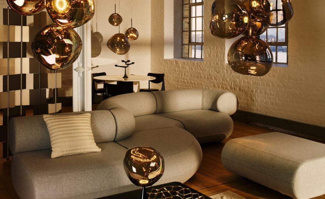 Люстра модель Melt Mini Chandelier Led от фабрики Tom Dixon