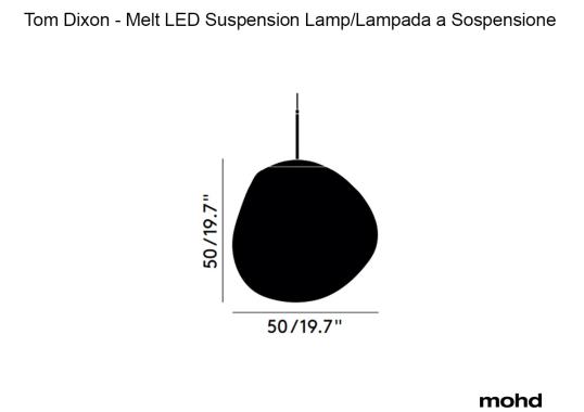 Подвесной светильник модель Melt LED Lampada a Sospensione от фабрики Tom Dixon