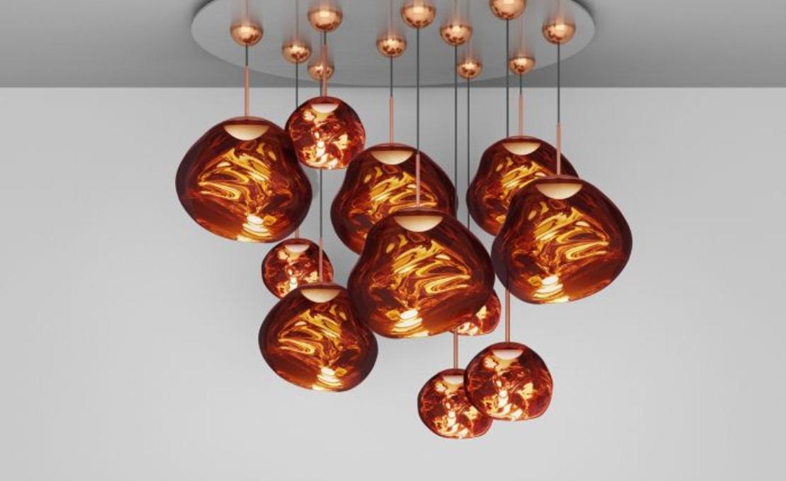 Подвесной светильник модель Melt Mega Round Pendant System от фабрики Tom Dixon