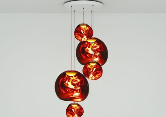 Люстра модель Melt Large Round от фабрики Tom Dixon