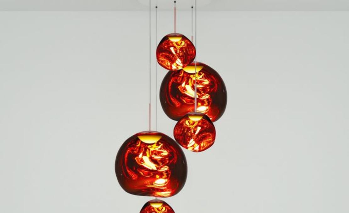 Люстра модель Melt Large Round от фабрики Tom Dixon