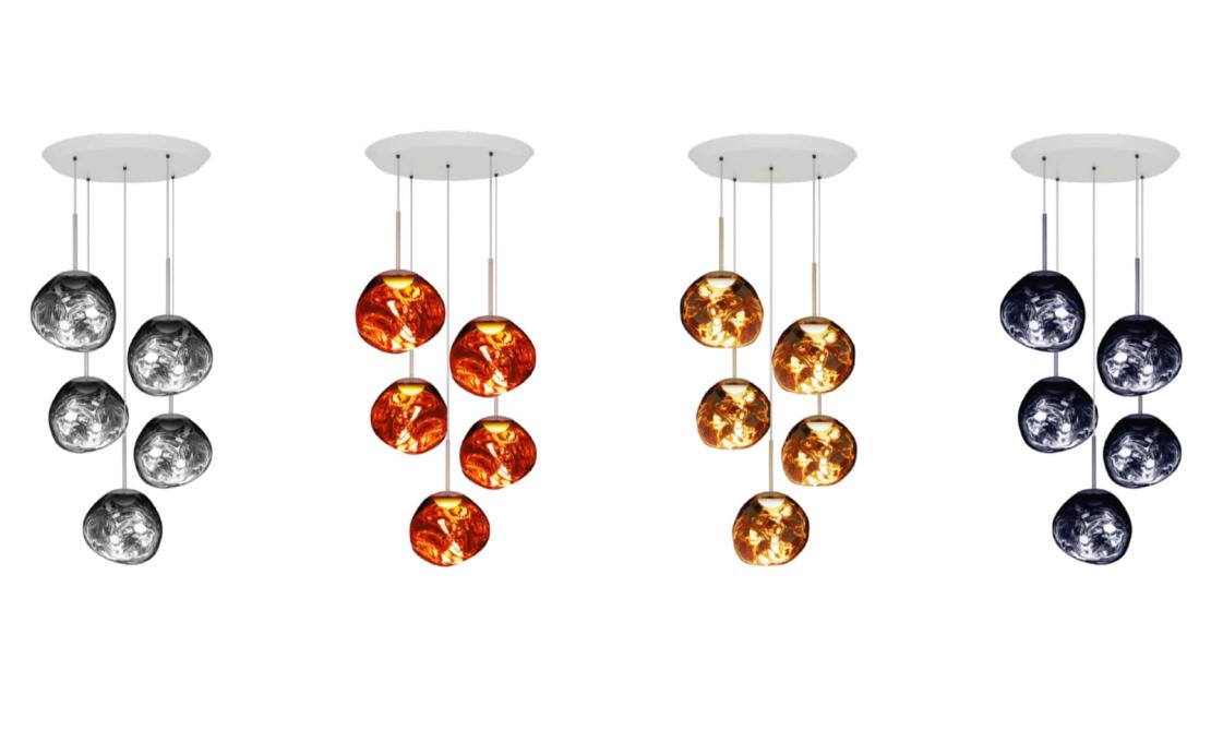 Подвесной светильник модель Melt Mini Round Pendant System от фабрики Tom Dixon
