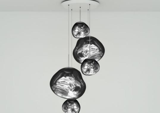 Люстра модель Melt Large Round от фабрики Tom Dixon
