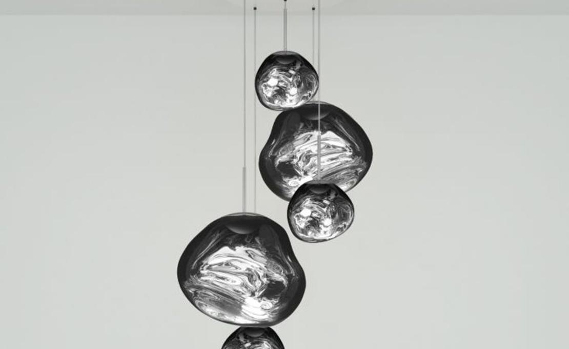 Люстра модель Melt Large Round от фабрики Tom Dixon
