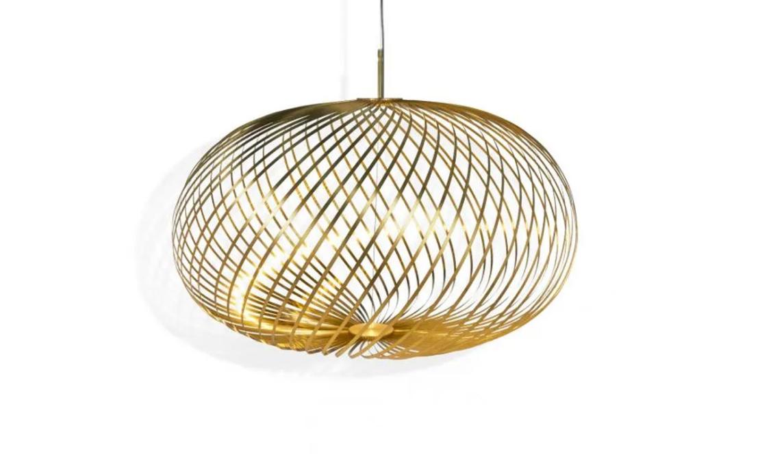 Подвесной светильник модель Spring Suspension Lamp - Brass от фабрики Tom Dixon