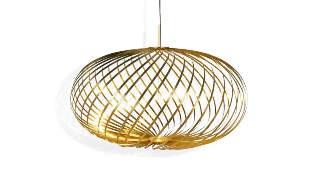 Подвесной светильник модель Spring Suspension Lamp - Brass от фабрики Tom Dixon