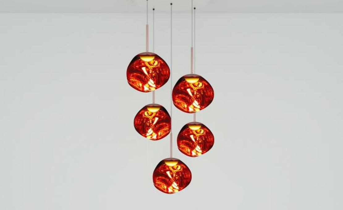 Подвесной светильник модель Melt Mini Round Pendant System от фабрики Tom Dixon