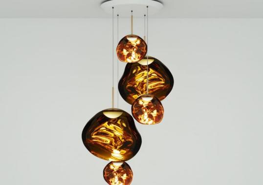 Люстра модель Melt Large Round от фабрики Tom Dixon