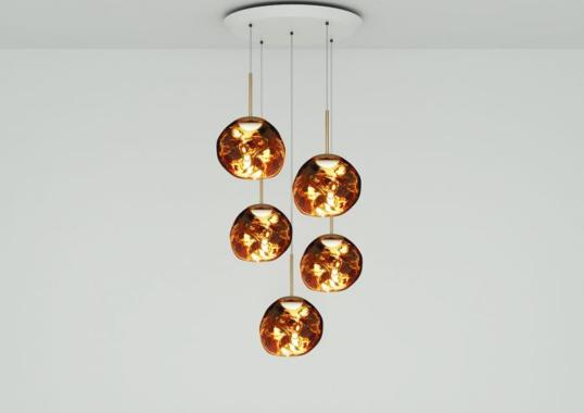 Подвесной светильник модель Melt Mini Round Pendant System от фабрики Tom Dixon