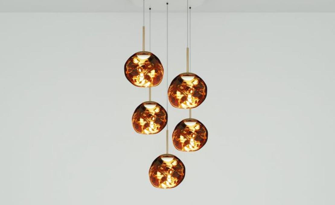 Подвесной светильник модель Melt Mini Round Pendant System от фабрики Tom Dixon