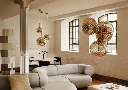 Подвесной светильник модель Whirl 30 Suspension Lamp от фабрики Tom Dixon