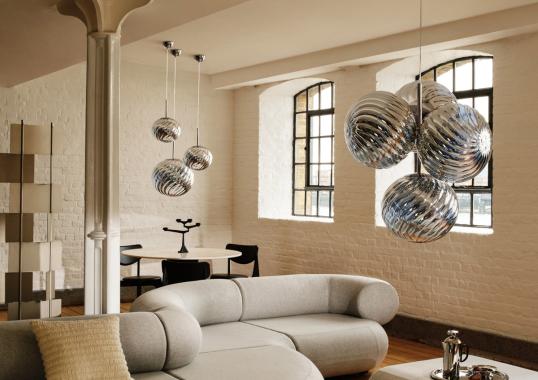 Подвесной светильник модель Whirl 30 Suspension Lamp от фабрики Tom Dixon