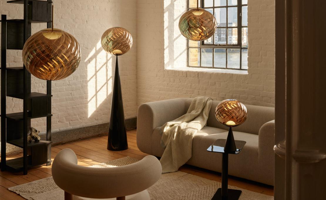 Подвесной светильник модель Whirl 30 Suspension Lamp от фабрики Tom Dixon