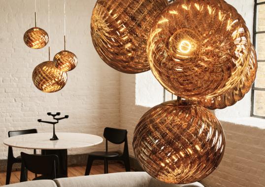 Подвесной светильник модель Whirl 30 Suspension Lamp от фабрики Tom Dixon