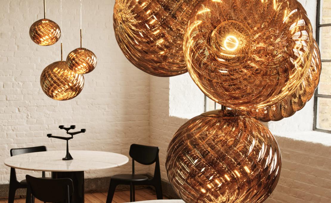 Подвесной светильник модель Whirl 30 Suspension Lamp от фабрики Tom Dixon