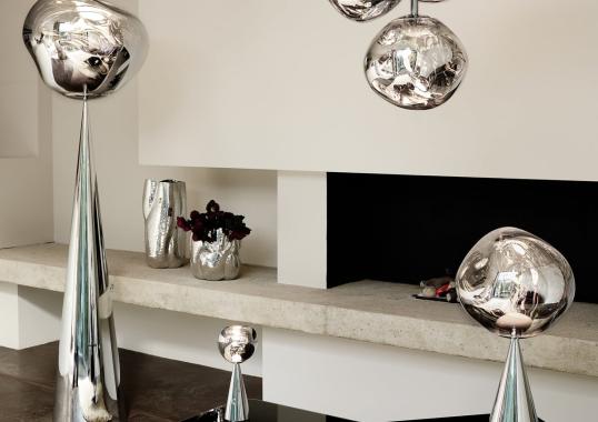 Торшер Melt Cone Fat Floor Lamp Led - Silver Cone от Tom Dixon image 1