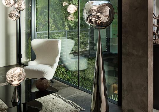 Торшер Melt Cone Fat Floor Lamp Led - Silver Cone от Tom Dixon image 5
