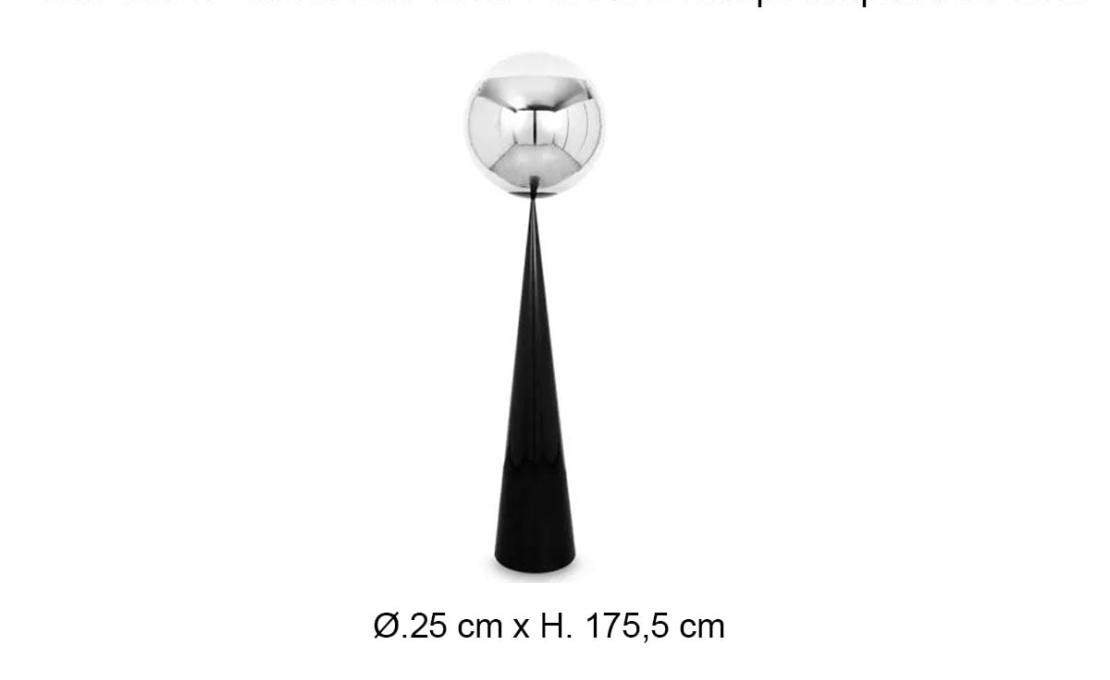 Торшер модель Mirror Ball Cone Fat Floor Lamp от фабрики Tom Dixon